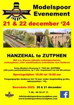 Modelspoorbeurs Zutphen 21/12 en 22/12 - 2024, Hobby en Vrije tijd, Modeltreinen | H0, Nieuw, Locomotief, Wisselstroom, Ophalen