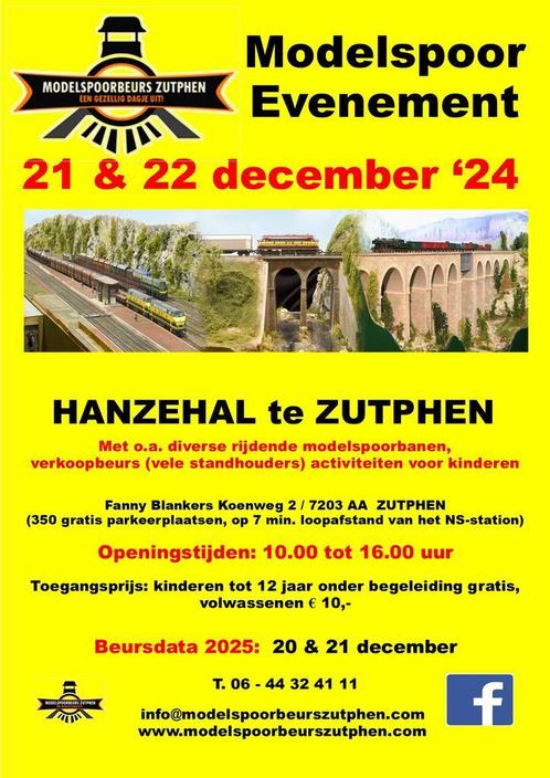Modelspoorbeurs Zutphen 21/12 en 22/12 - 2024, Hobby en Vrije tijd, Modeltreinen | H0, Wisselstroom, Locomotief, Nieuw, Märklin