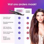 RAVEG Stoomstijltang zwart, Sieraden, Tassen en Uiterlijk, Uiterlijk | Haarverzorging, Ophalen of Verzenden, Zo goed als nieuw