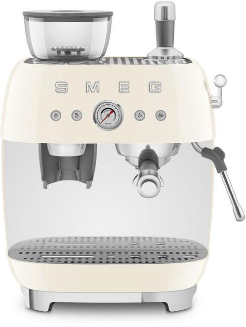 Smeg EGF03CREU espresso koffiemachine - creme, Witgoed en Apparatuur, Koffiezetapparaten, Nieuw, Verzenden