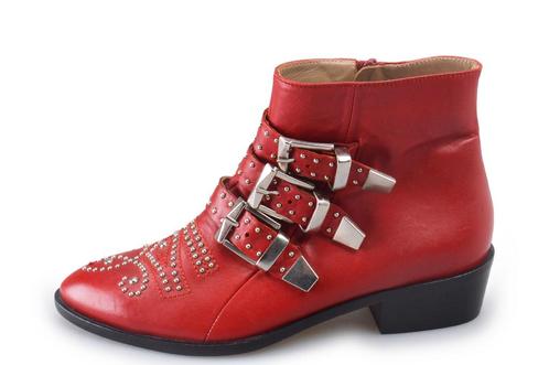 Toral Biker Boots in maat 37 Rood | 10% extra korting, Kleding | Dames, Schoenen, Rood, Nieuw, Overige typen, Verzenden