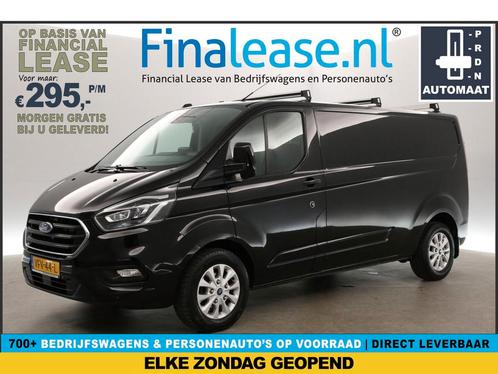 Ford Transit Custom 300 2.0 TDCI L2H1 Limited Automaat Xenon, Auto's, Bestelauto's, Lease, Automaat, Diesel, Ford, Zwart, Verzenden