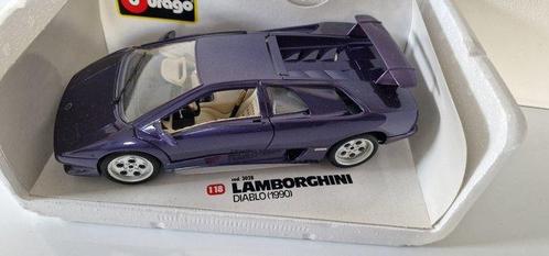 Bburago 1:18 - Modelauto - Lamborghini Diablo (1990), Hobby en Vrije tijd, Modelauto's | 1:5 tot 1:12