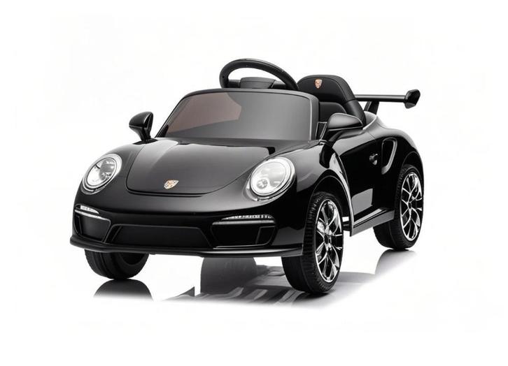 Elektrische kinderauto - Ruf - zwart - met Bluetooth en a..., Kinderen en Baby's, Speelgoed | Buiten | Accuvoertuigen, Nieuw, Ophalen of Verzenden