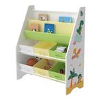 [en.casa] Kinderrek Ponteceso 74x62x26,5 cm dinosaurus motie