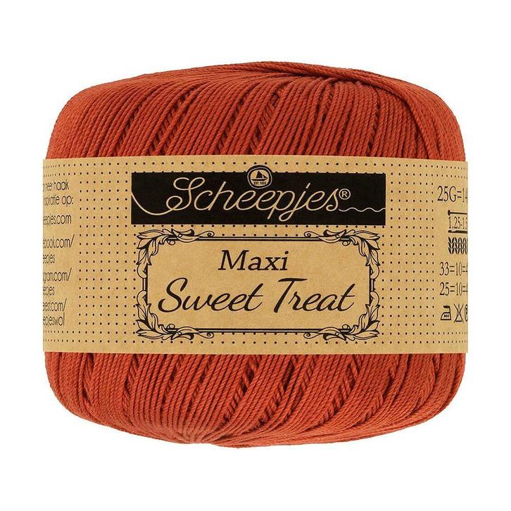 Scheepjes Maxi Sweet Treat - 388 rust - Gemerceriseerd Kat, Hobby en Vrije tijd, Breien en Haken, Ophalen of Verzenden