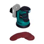Accu schuurmachine 20V  - 125mm| Excl. accu en snellader, Verzenden, Nieuw