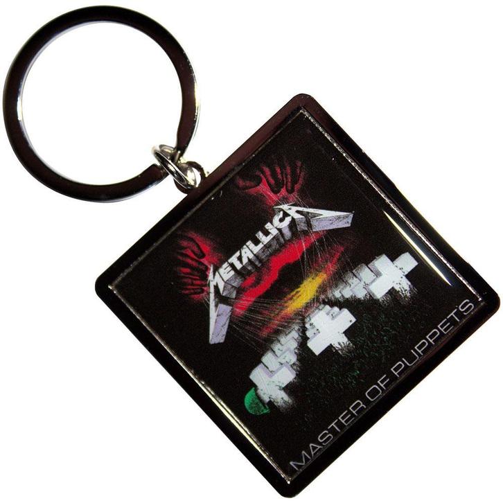 Metallica - Master of Puppets Sleutelhanger off. merchandise, Verzamelen, Muziek, Artiesten en Beroemdheden, Gebruiksvoorwerp