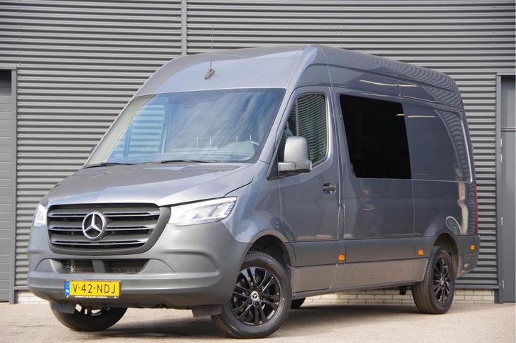 Zakelijke Lease |  Mercedes-Benz Sprinter 315 1.9 CDI L2H2 D, Auto's, Bestelauto's, Dealer onderhouden, Lease, Grijs, Automaat