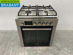 RVS Bosch Heteluchtoven Convectie Oven met 4 pits gasfornuis, Ophalen of Verzenden, Gebruikt