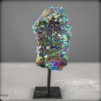 Aura-kwarts op standaard – een regenboog van energieën. aan, Verzamelen, Mineralen en Fossielen