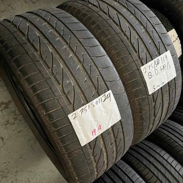 2 x Bridgestone Dueler HP Sport 275-50-19 Zomerbanden 5mm beschikbaar voor biedingen