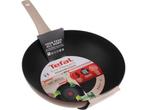 Tefal Eco-Respect Wokpan - Bruin - Ø 28cm - Inductie, Verzenden, Zo goed als nieuw