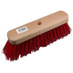 Benson Straatbezem - Kunststof Haren - 29 cm - Rood - 6 R..., Tuin en Terras, Hand-tuingereedschap, Ophalen of Verzenden, Nieuw