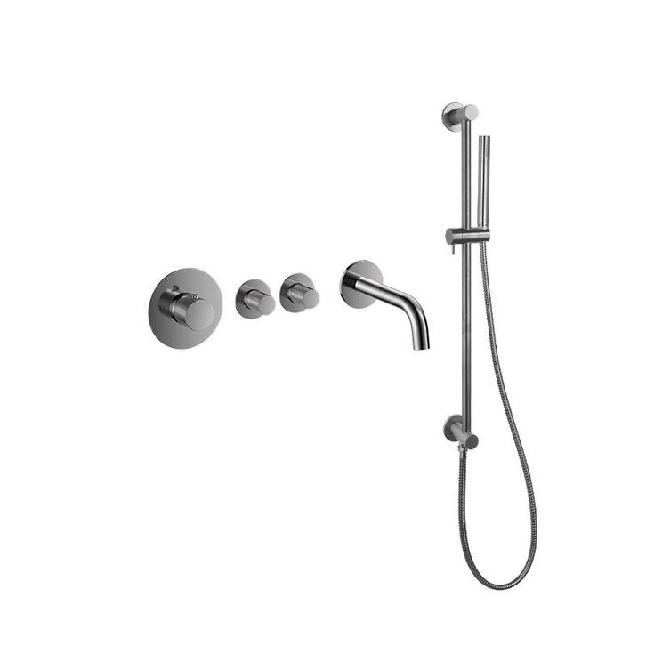 Sani Royal Pro Inbouw Badkraan Gun Metal, Doe-het-zelf en Verbouw, Sanitair