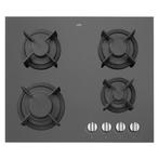 ETNA KGG860ZTA Gas-opglas kookplaat 60cm nieuw laagste prijs, Witgoed en Apparatuur, Kookplaten, Ophalen, Nieuw, 4 kookzones, Inbouw