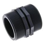 Dubbele Nippel G2 Polypropyleen (PP) 10bar FDA 64mm Hex, Verzenden, Nieuw