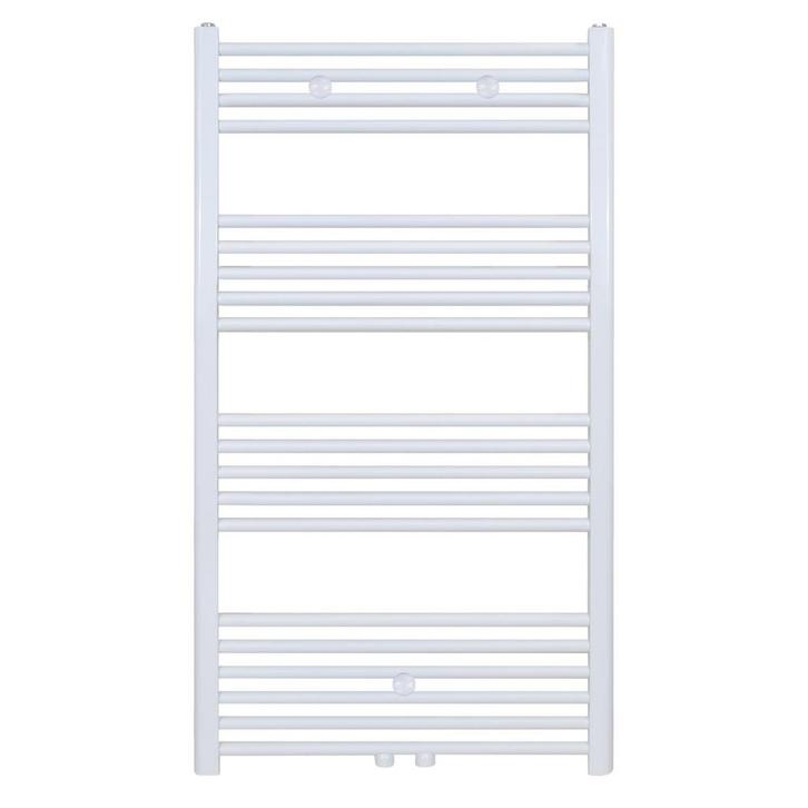 Handdoekradiator Max Eco 120x60 cm - 833 Watt Wit, Doe-het-zelf en Verbouw, Verwarming en Radiatoren, Verzenden
