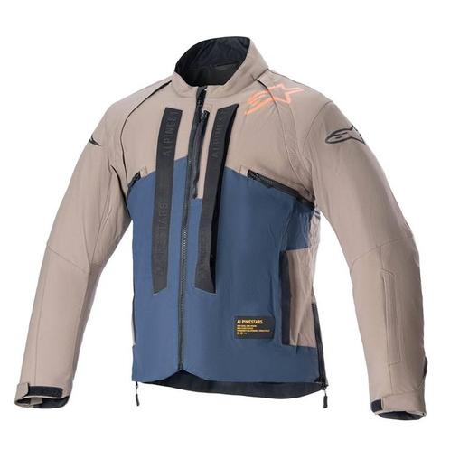 Alpinestars Techdura Jas Falcon Bruin Night Marineblauw, Motoren, Kleding | Motorkleding, Heren, Nieuw met kaartje, Jas | textiel