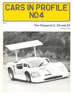 CARS IN PROFILE No.4, THE CHAPARRAL 2, 2D AND 2F, Nieuw, Author