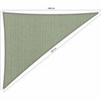 Premium schaduwdoek 3x4x5m driehoek waterdoorlatend Moon..., Nieuw