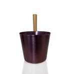 Beauty & Care Sauna emmer aluminium 6 Liter 1 st..  new, Ophalen of Verzenden, Nieuw, Fins of Traditioneel, Toebehoren