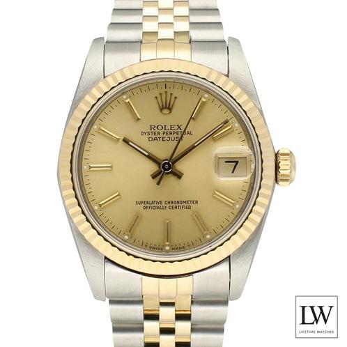 Rolex Datejust 31 68273 uit 1989, Sieraden, Tassen en Uiterlijk, Horloges | Dames, Polshorloge, Gebruikt, Rolex, Verzenden