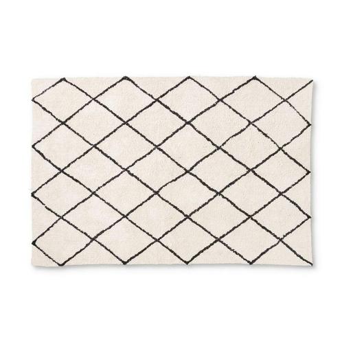 Vloerkleed berber - naturel/zwart - 160x230 cm, Huis en Inrichting, Stoffering | Tapijten en Kleden, Verzenden