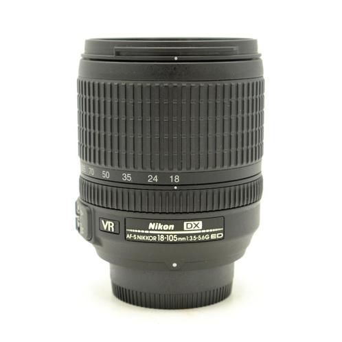 Nikon 18-105mm F3.5-5.6G AF-S DX ED VR Objectief (Occasion), Audio, Tv en Foto, Fotografie | Lenzen en Objectieven, Groothoeklens