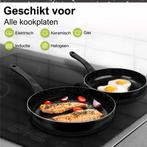 2dekans | CeraFusion Keramische Pannenset 3-delig -, Huis en Inrichting, Keuken | Potten en Pannen, Ophalen of Verzenden, Zo goed als nieuw