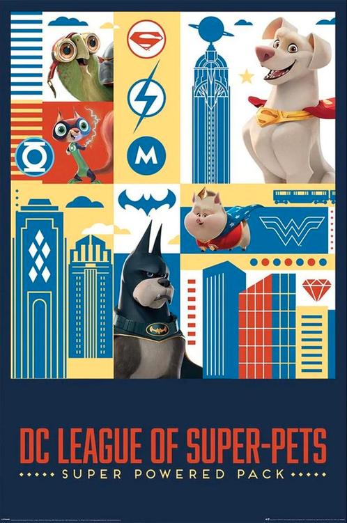 Poster DC Super Pets Activate 61x91,5cm, Verzamelen, Posters, Nieuw, A1 t/m A3, Verzenden