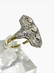 Art Deco Navette Diamond Ring 0.75 crt Diamant G/VVS2