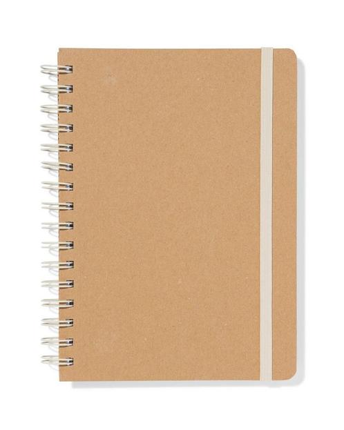 HEMA Notitieboek A5 gelinieerd kraft, Diversen, Agenda's, Nieuw, Verzenden
