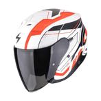 Scorpion EXO-Z1 Vue Zwart Wit Rood Jethelm, Motoren, Verzenden, Jethelm, XXL, Nieuw met kaartje