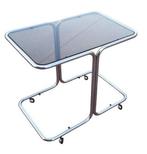 Salontafel - Staal, Glas, Metaal - Vintage design jaren 70