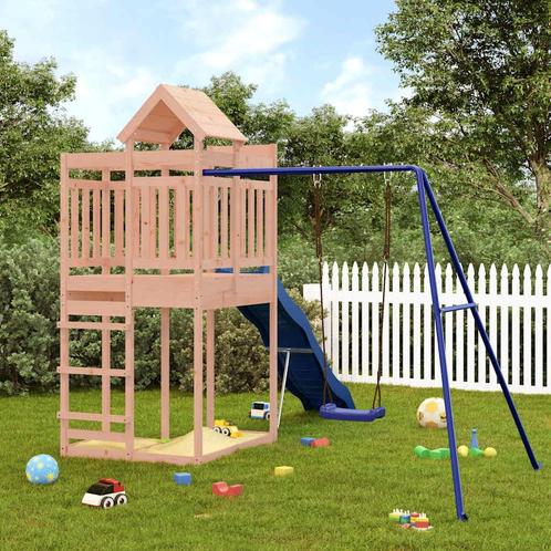 vidaXL Speelhuis massief douglashout, Kinderen en Baby's, Speelgoed | Buiten | Speeltoestellen, Nieuw, Verzenden