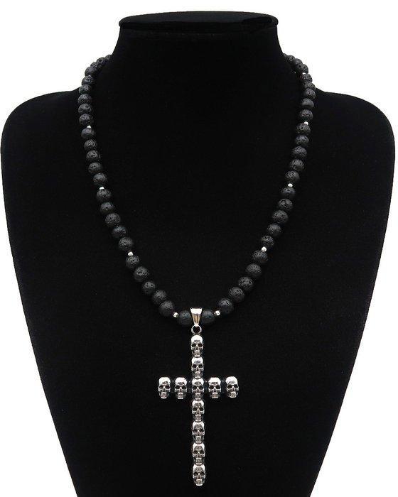 Halsketting Crux Mortis: Memento Mori & Sacred Protection, Antiek en Kunst, Antiek | Boeken en Bijbels