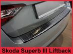 Achterbumperbeschermer | Skoda | Superb 15- 5d hat. | RVS zw, Auto-onderdelen, Carrosserie en Plaatwerk, Verzenden, Nieuw, Skoda