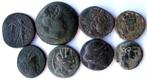 Griekenland (oud) Lot of 8 Æ coins 3rd-2nd century BC