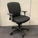Comforto ergo- bureaustoel, grijze stoffering - zwarte, Ergonomisch, Gebruikt, Ophalen of Verzenden, Bureaustoel