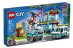 Lego City 60371 Hoofdkwartier van hulpdienstvoertuigen, Nieuw, Ophalen of Verzenden