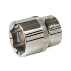 Silverline Zeskantige metrische dop - 27 mm - chroom vana..., Doe-het-zelf en Verbouw, Gereedschap | Handgereedschap, Ophalen of Verzenden