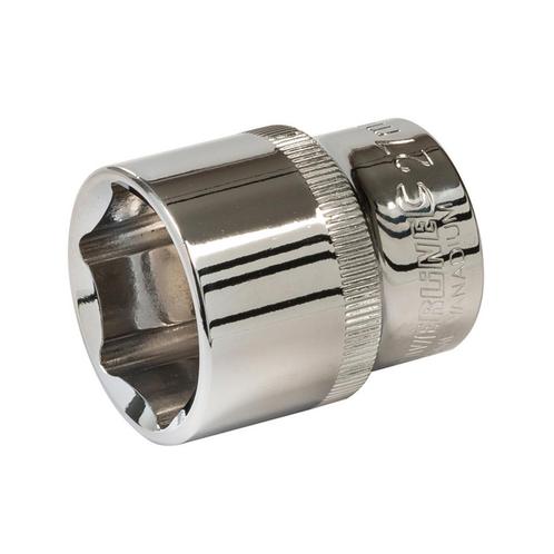 Silverline Zeskantige metrische dop - 27 mm - chroom vana..., Doe-het-zelf en Verbouw, Gereedschap | Handgereedschap, Nieuw, Ophalen of Verzenden