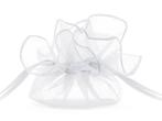 Organza Zakjes Wit 25cm 10st, Verzenden, Nieuw