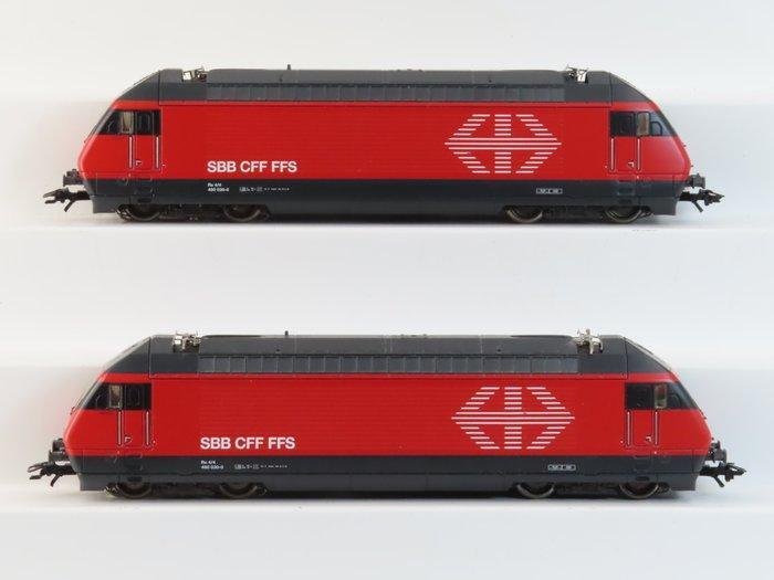 Märklin H0 - 40300 - Elektrische locomotief (2) - 2x Re 460, Hobby en Vrije tijd, Modeltreinen | H0