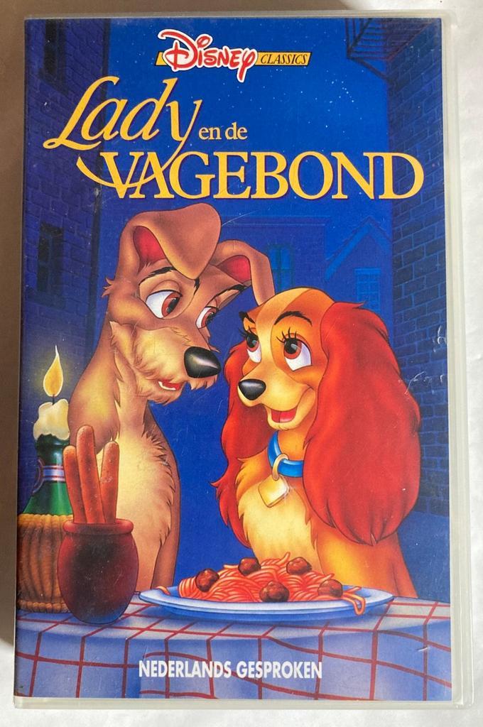 LADY EN DE VAGEBOND (VHS), Cd's en Dvd's, VHS | Film, Gebruikt, Verzenden