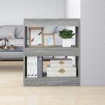vidaXL Boekenkast/kamerscherm 60x30x72 cm grijs sonoma, Huis en Inrichting, Kasten | Boekenkasten, Verzenden, Nieuw, 50 tot 100 cm