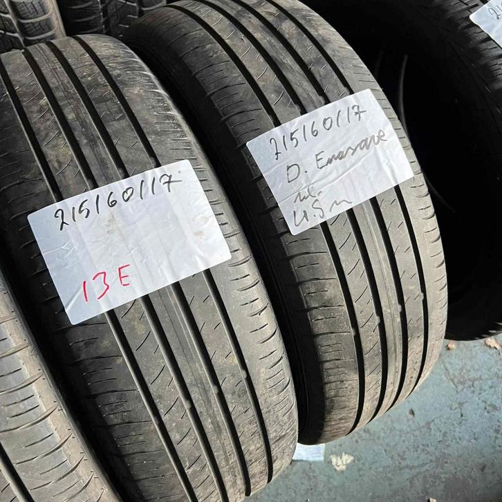 2 x Dunlop Enasave 215-60-17 Zomerbanden 4,5mm, Auto-onderdelen, Banden en Velgen, 17 inch, Zomerbanden, 215 mm, Personenwagen