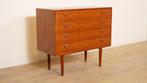 Vintage ladekast | Kai Kristiansen | Deens Design | Teak, Huis en Inrichting, Kasten | Ladekasten, Ophalen of Verzenden, Nieuw