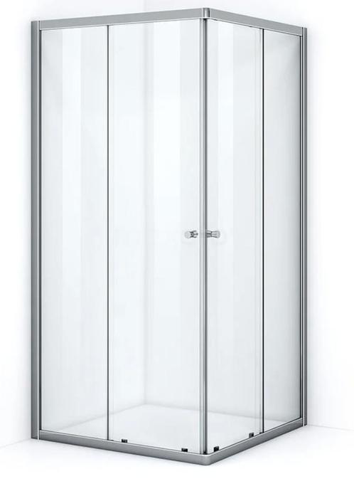 SALE - Isvik 80 x 80 -  Chroom - Douchecabine  -  Douchewand, Doe-het-zelf en Verbouw, Sanitair, Nieuw, Ophalen of Verzenden